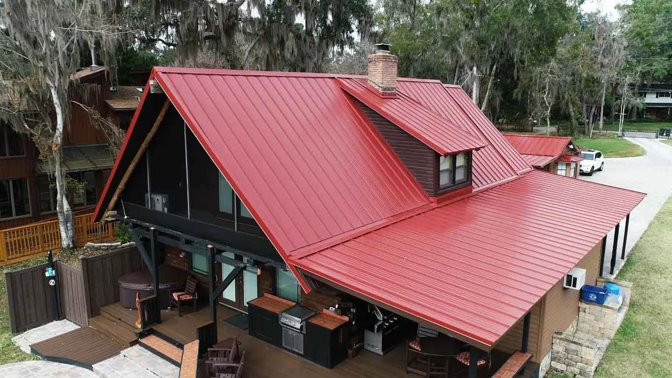 Standing seam ranch roof